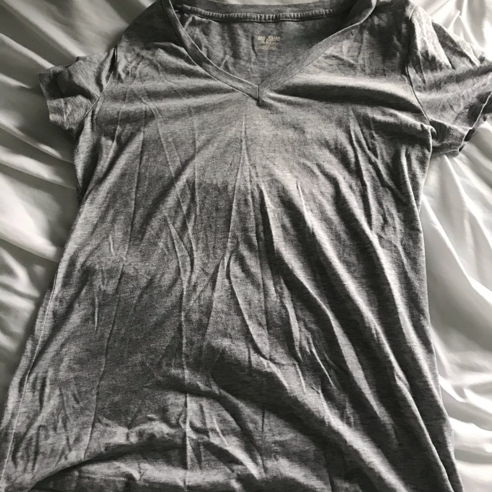 Grey and Mint V Necks